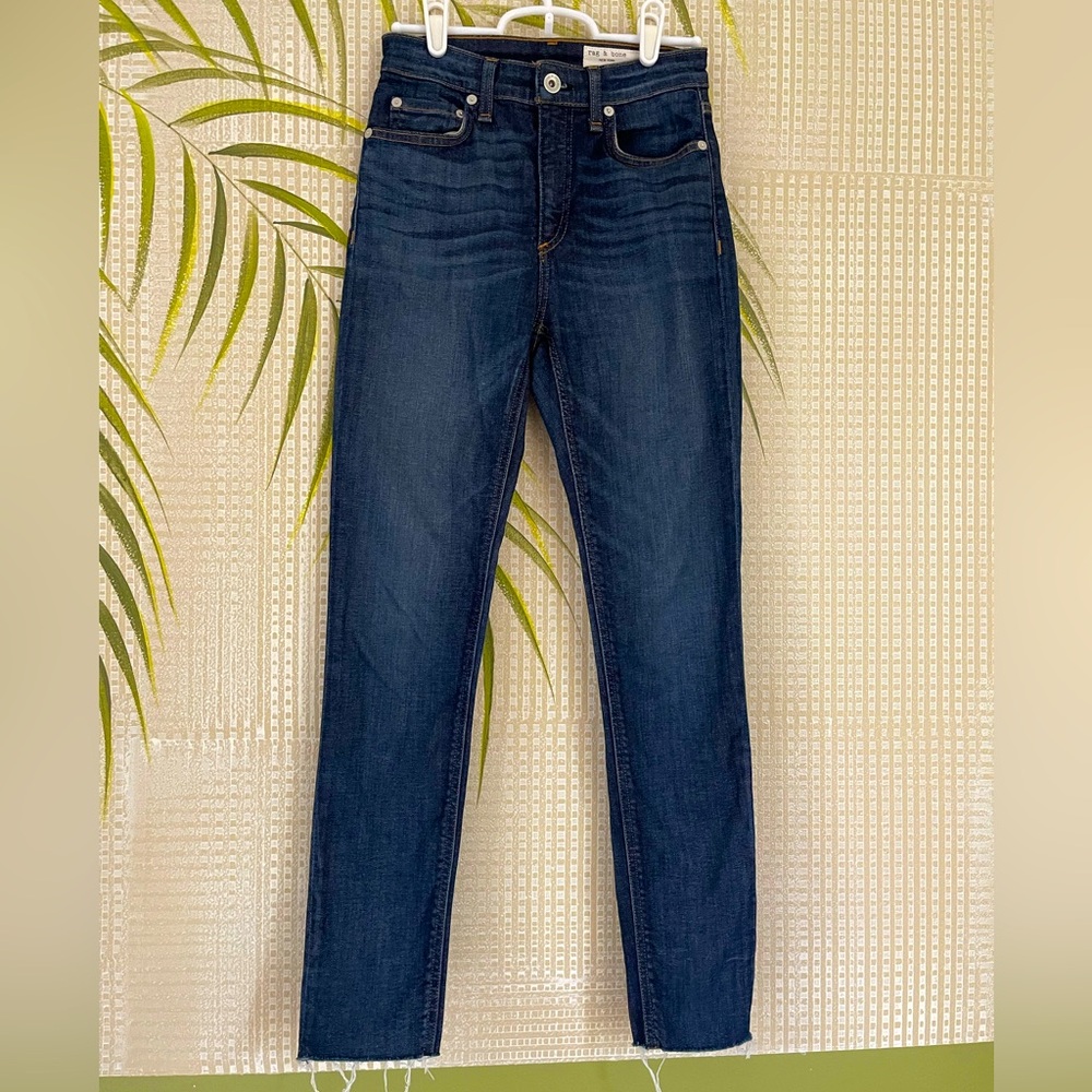Rag & bone NINA High-Rise Ankle Skinny jeans Size 23